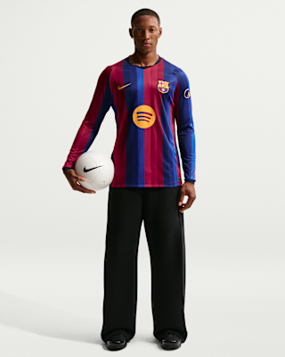 や*や様 【週末割】FC Barcelona 長袖 F.C. Barcelona 2026/27 Stadium Home Men's Nike Dri-FIT Football